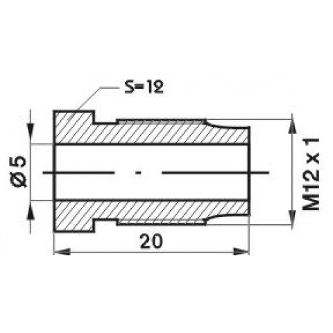 Budget Budget WP Brake line fitting WP 5100104 - Image 2