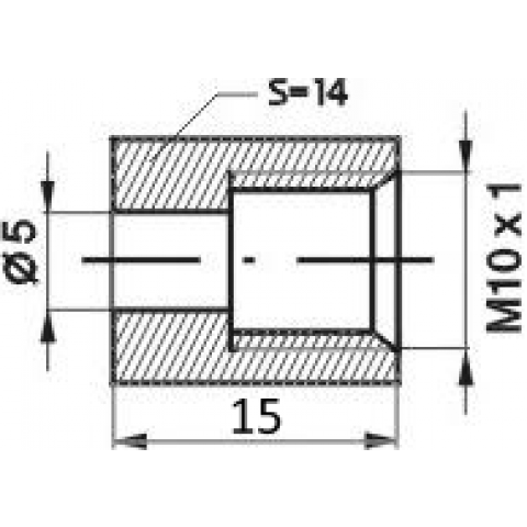Brake line fitting WP 5100108 - Image 2