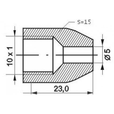 Brake line fitting WP 5100110X - Image 2