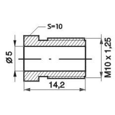 Brake line fitting WP 5100113 - Image 2