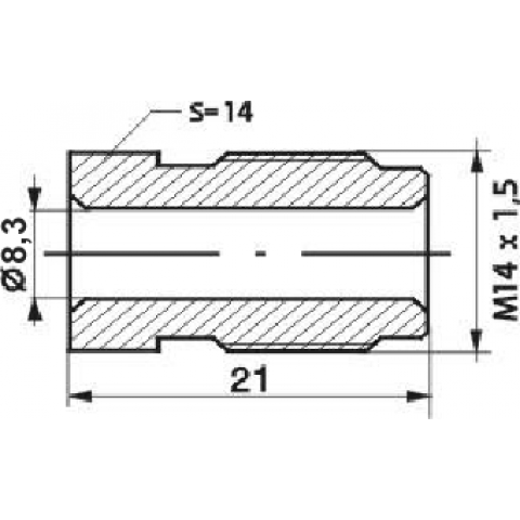 Brake line fitting WP 5100131 - Image 2