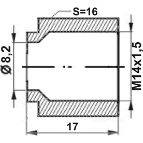 Brake line fitting WP 5100165 - Image 2