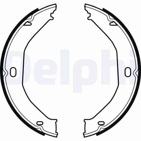 Brake Shoe Set DELPHI LS2078