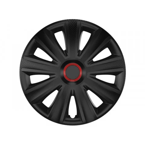 Cover, wheels VERSACO AVIATOR CARBON RR BLACK 14